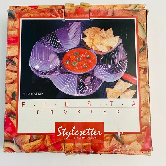 Stylesetter Thick Heavy Frosted Glass Platter Serving Tray Over 3lbs - Picture 3 of 12